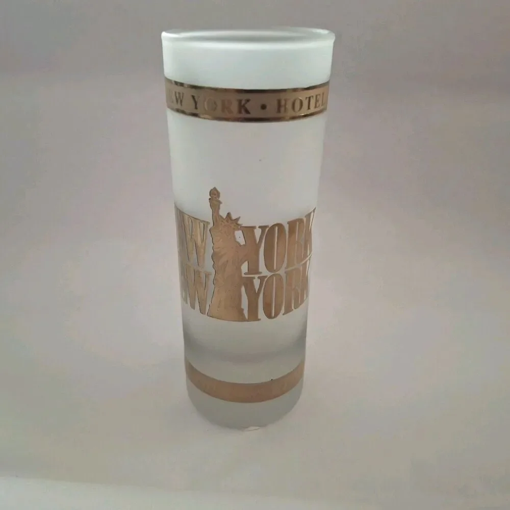 New York New York Hotel & Casino Tall Shooter Shot Glass Barware